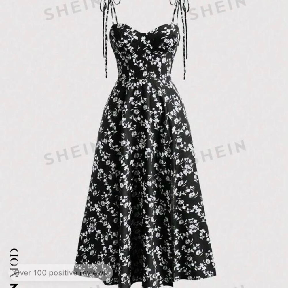 Midi floral dress